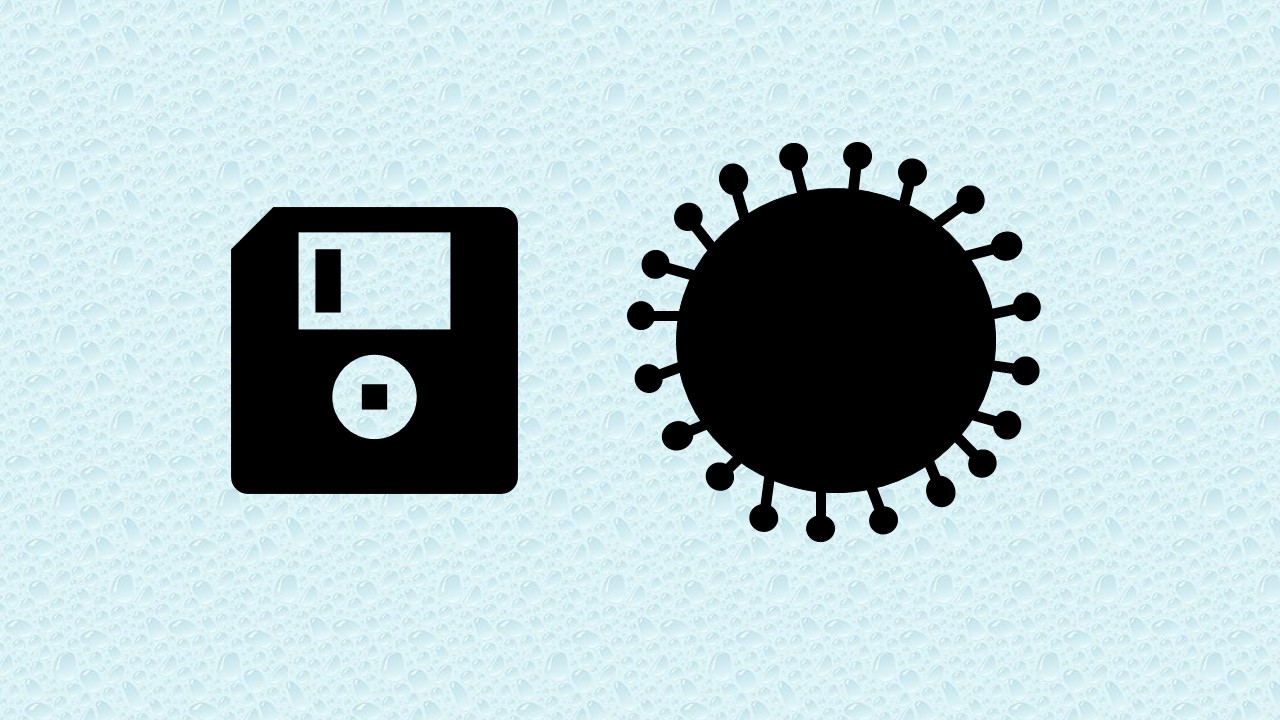 Old tools diskette covid 19 virus